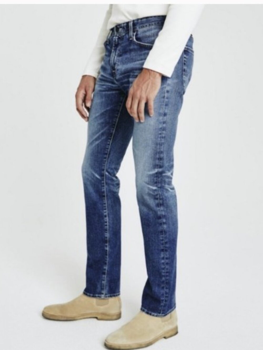 AG Adriano Goldschmied The Everett Slim Straight Jeans Mens Blue Size 30